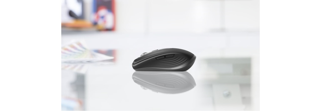 Chuột Logitech MX Anywhere 3 Graphite (USB/Wireless/Bluetooth/Đen/910-005992) trang bị mắt cảm biến cao cấp có thể sử dụng trên nhiều loại bề mặt